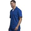 Cherokee Men’s Zip Up Jacket, Traditional Fit Lapel Collar with Half Sleeves 4300(Royal)