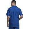 Cherokee Men’s Zip Up Jacket, Traditional Fit Lapel Collar with Half Sleeves 4300(Royal)