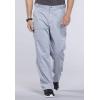 Cherokee Premium Scrub Set for Men Modern Fit V-Neck Top WW690 with Tapered Leg Button Closure & Inside Drawstring Pant WW140(Grey)