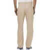 Cherokee Premium Scrub Set for Men Modern Fit V-Neck Top WW690 with Tapered Leg Button Closure & Inside Drawstring Pant WW140(Khaki)