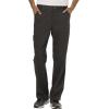 Cherokee Premium Scrub Set for Men Modern Fit V-Neck Top WW690 with Tapered Leg Button Closure & Inside Drawstring Pant WW140(Pewter)