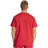 Cherokee Premium Scrub Set for Men Modern Fit V-Neck Top WW690 with Tapered Leg Button Closure & Inside Drawstring Pant WW140(Red)