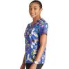 Cherokee Prints Women Scrubs Top V-Neck Print CK651(Happy Vibes)