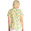 Cherokee Prints Women Scrubs Top V-Neck Print CK652(Baby-saur Love)