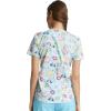 Cherokee Prints Women Scrubs Top V-Neck Print CK652(Go With the Float)