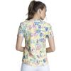 Cherokee Prints Women Scrubs Top V-Neck Print CK652(Hey Baby)
