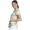 Cherokee Prints Women Scrubs Top V-Neck Print CK652(Hey Baby)