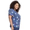 Cherokee Prints Women Scrubs Top V-Neck Print CK652(Magical Care)