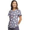Cherokee Prints Women Scrubs Top V-Neck Print CK652(Toothicorn Magic)
