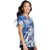 Cherokee Prints Women Scrubs Top V-Neck Print CK662(Wild Abstract)