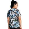 Cherokee Prints Women Scrubs Top V-Neck Print CK703(Brushy Botanical)