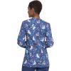 Cherokee Prints Women Warm Up Scrubs Jacket Snap Front CK301(Magical Care)