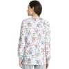 Cherokee Prints Women Warm Up Scrubs Jacket Snap Front CK301(Paws for a Cause)