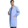 Cherokee Professional Lab Coat for Men and Women Modern fit Button Front Closure with Single Chest Pocket WW306AB(Ciel)