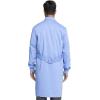 Cherokee Professional Lab Coat for Men and Women Modern fit Button Front Closure with Single Chest Pocket WW306AB(Ciel)