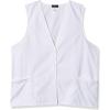 Cherokee Professionals Women Scrubs Vest Lace Trimmed 2610(White)