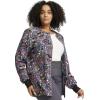 Cherokee Scrub Jackets For Woman Printed Snap Front Modern Classic Fit, 2 Pockets, Rib-Knit Cuffs – CK321(Work of Heart)