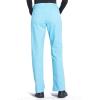 Cherokee Scrub Pant for Women Mid Rise Straight Leg Drawstring Bottom with 5 Pockets, Soft Stretchy & Durable Fabric – WW160(Turquoise)