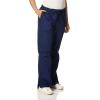 Cherokee Scrub Pants for Women Drawstring Waist with Flare Leg 3 Pockets, Fade Resistant, Durable & Easy Care Fabric – 4101(Navy)