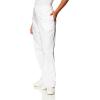 Cherokee Scrub Pants for Women Drawstring Waist with Flare Leg 3 Pockets, Fade Resistant, Durable & Easy Care Fabric – 4101(White)