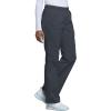 Cherokee Scrub Pants for Women Mid Rise Pull-On Cargo Medical Uniform 7 Pocket Elastic Waist Adjustable Hem Stretch – 4005(Pewter)