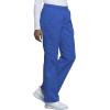 Cherokee Scrub Pants for Women Mid Rise Pull-On Cargo Medical Uniform 7 Pocket Elastic Waist Adjustable Hem Stretch – 4005(Royal)