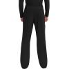 Cherokee Scrub Set For Men, V-Neck 3 Pocket Top WW670 with Modern Fit 7 Pocket Tapered Leg Pant WW140(Black)