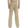 Cherokee Scrub Set For Men, V-Neck 3 Pocket Top WW670 with Modern Fit 7 Pocket Tapered Leg Pant WW140(Khaki)