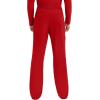 Cherokee Scrub Set For Men, V-Neck 3 Pocket Top WW670 with Modern Fit 7 Pocket Tapered Leg Pant WW140(Red)