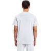 Cherokee Scrub Set For Men, V-Neck 3 Pocket Top WW670 with Modern Fit 7 Pocket Tapered Leg Pant WW140(White)