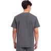 Cherokee Scrub Set for Men V-Neck Top & Fly Front Tapered Leg Cargo Pant with 9 Pockets & 2-Way Stretch Fabric- CK00042C(Pewter)