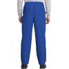 Cherokee Scrub Set for Men and Women, Traditional Fit V-Neck Scrub Top 4777 with Natural Rise, Elastic Waist Pant 4000(Royal)