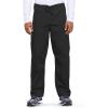 Cherokee Scrub Set for Men and Women from, Traditional Fit V-Neck Top 4777 with Natural Rise Drawstring Cargo Pant 4100(Black)