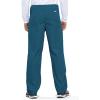 Cherokee Scrub Set for Men and Women from, Traditional Fit V-Neck Top 4777 with Natural Rise Drawstring Cargo Pant 4100(Caribbean Blue)