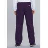 Cherokee Scrub Set for Men and Women from, Traditional Fit V-Neck Top 4777 with Natural Rise Drawstring Cargo Pant 4100(Eggplant)