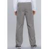 Cherokee Scrub Set for Men and Women from, Traditional Fit V-Neck Top 4777 with Natural Rise Drawstring Cargo Pant 4100(Grey)