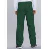 Cherokee Scrub Set for Men and Women from, Traditional Fit V-Neck Top 4777 with Natural Rise Drawstring Cargo Pant 4100(Hunter Green)