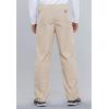Cherokee Scrub Set for Men and Women from, Traditional Fit V-Neck Top 4777 with Natural Rise Drawstring Cargo Pant 4100(Khaki)