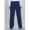 Cherokee Scrub Set for Men and Women from, Traditional Fit V-Neck Top 4777 with Natural Rise Drawstring Cargo Pant 4100(Navy)