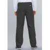 Cherokee Scrub Set for Men and Women from, Traditional Fit V-Neck Top 4777 with Natural Rise Drawstring Cargo Pant 4100(Pewter)