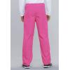 Cherokee Scrub Set for Men and Women from, Traditional Fit V-Neck Top 4777 with Natural Rise Drawstring Cargo Pant 4100(Shocking Pink)