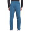 Cherokee Scrub Set for Men from, 4 Pocket V-Neck Scrub Top WW695 with 5 Pocket Tapered Leg Fly Front Cargo Pant WW190(Caribbean Blue)