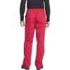 Cherokee Scrub Set for Men from, 4 Pocket V-Neck Scrub Top WW695 with 5 Pocket Tapered Leg Fly Front Cargo Pant WW190(Red)