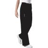Cherokee Scrub Set for Men or Women, Traditional Fit 4 Pocket V-Neck Top 4725 with 5 Pocket Natural Rise Cargo Pant 4043(Black)