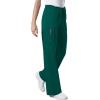Cherokee Scrub Set for Men or Women, Traditional Fit 4 Pocket V-Neck Top 4725 with 5 Pocket Natural Rise Cargo Pant 4043(Hunter Green)