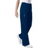 Cherokee Scrub Set for Men or Women, Traditional Fit 4 Pocket V-Neck Top 4725 with 5 Pocket Natural Rise Cargo Pant 4043(Navy)