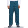 Cherokee Scrub Sets for Women and Men, 6 Pocket Medical Scrubs with V-Neck Top 4876 & Drawstring Cargo Pant 4100(Caribbean Blue)