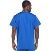 Cherokee Scrub Sets for Women and Men, 6 Pocket Medical Scrubs with V-Neck Top 4876 & Drawstring Cargo Pant 4100(Royal)