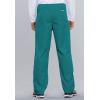 Cherokee Scrub Sets for Women and Men, 6 Pocket Medical Scrubs with V-Neck Top 4876 & Drawstring Cargo Pant 4100(Teal Blue)