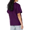 Cherokee Scrub for Women V-Neck Top Traditional fit with Dolman Sleeve and Fade Resistant Fabric – 4700(Eggplant)